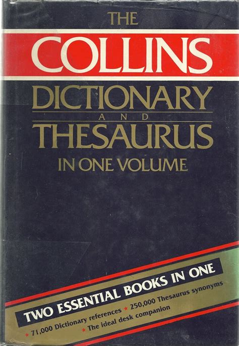 collins dictionary thesaurus|Collins Thesaurus .